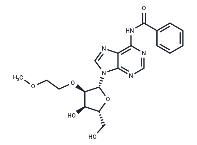 化合物 N6-Benzoyl-2’-O-(2-methoxyethyl)adenosine,N6-Benzoyl-2’-O-(2-methoxyethyl)adenosine