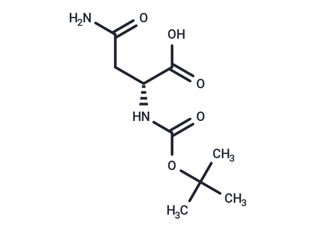 化合物 Boc-D-Asn-OH,Boc-D-Asn-OH