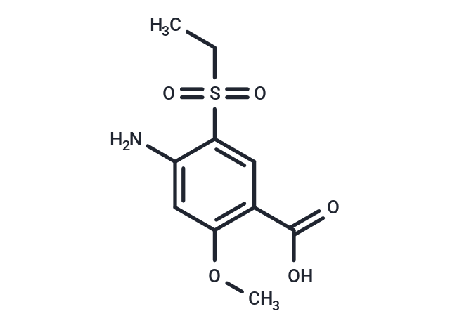 化合物 4-Amino-5-(ethylsulfonyl)-2-methoxybenzoic acid,4-Amino-5-(ethylsulfonyl)-2-methoxybenzoic acid