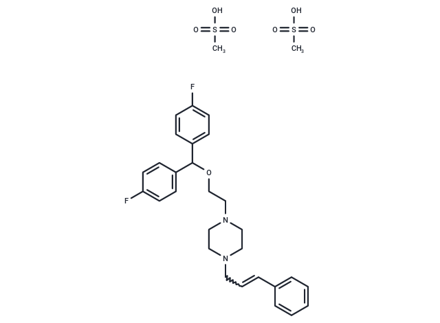 化合物 GBR-13069 dimethanesulfonate,GBR-13069 dimethanesulfonate