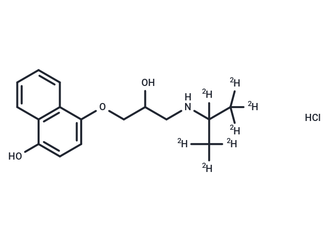 化合物 4-Hydroxypropranolol-d7 hydrochloride,4-Hydroxypropranolol-d7 hydrochloride