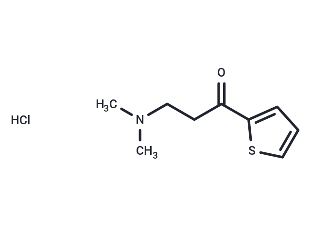 化合物 Fr12480,3-(dimethylamino)-1-(thiophen-2-yl)propan-1-one HCl