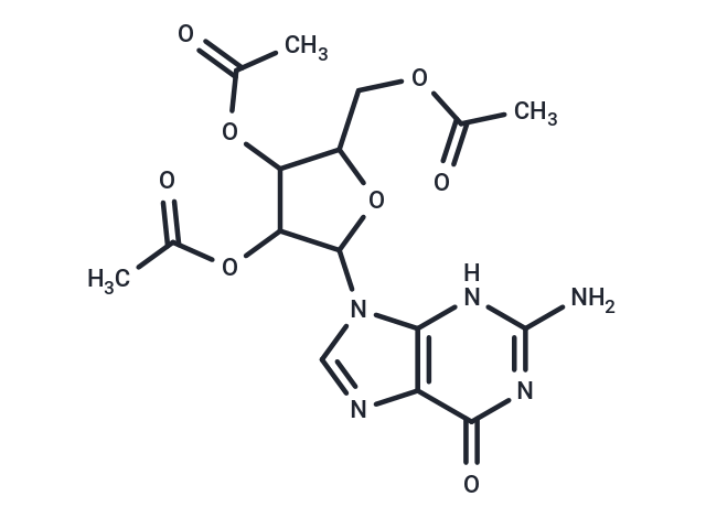 化合物 2′,3′,5′-Tri-O-acetyl Guanosine,2′,3′,5′-Tri-O-acetyl Guanosine