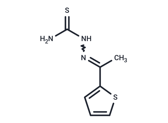 2-(1-(Thiophen-2-yl)ethylidene)hydrazinecarbothioamide,2-(1-(Thiophen-2-yl)ethylidene)hydrazinecarbothioamide