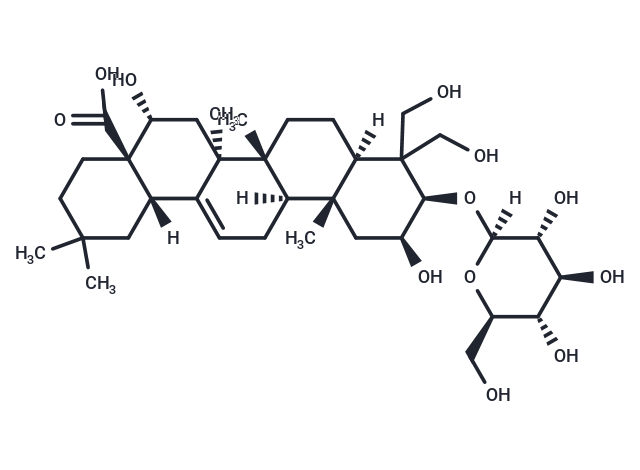 桔梗皂苷元-3-O-Β-D-吡喃葡萄糖苷,3-O-beta-D-Glucopyranosylplatycodigenin