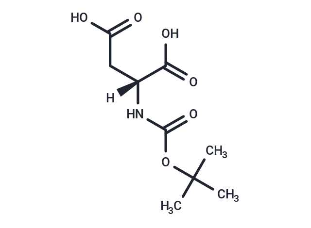 化合物 N-Boc-D-aspartic Acid,N-Boc-D-aspartic Acid