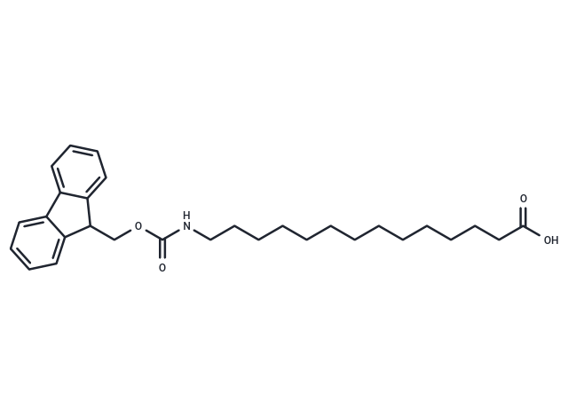 化合物 14-(Fmoc-amino)-tetradecanoic acid,14-(Fmoc-amino)-tetradecanoic acid