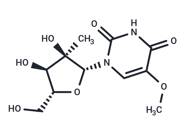 化合物 2’-C-Methyl-5-methoxyuridine,2’-C-Methyl-5-methoxyuridine