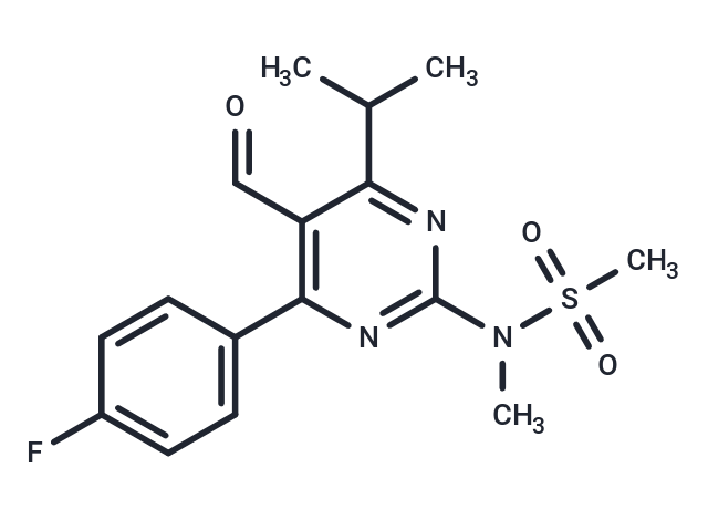 化合物 N-(4-(4-Fluorophenyl)-5-formyl-6-isopropylpyrimidin-2-yl)-N-methylmethanesulfonamide,N-(4-(4-Fluorophenyl)-5-formyl-6-isopropylpyrimidin-2-yl)-N-methylmethanesulfonamide