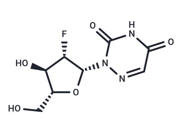 化合物 2’-Deoxy-2’-fluoro-b-D-arabino-6-azauridine,2’-Deoxy-2’-fluoro-b-D-arabino-6-azauridine