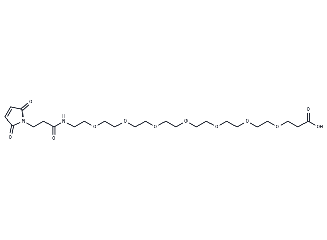 化合物Mal-amido-PEG7-acid,Mal-amido-PEG7-acid