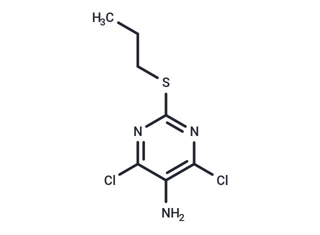 化合物 4,6-Dichloro-2-(propylthio)pyrimidin-5-amine,4,6-Dichloro-2-(propylthio)pyrimidin-5-amine