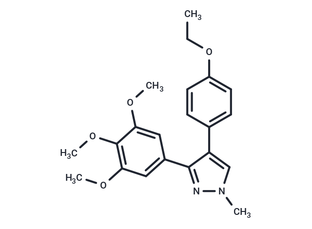 化合物 Tubulin inhibitor 1,Tubulin inhibitor 1