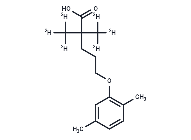 化合物 Gemfibrozil-d6,Gemfibrozil-d6