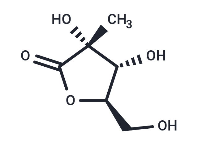 化合物 2-b-C-Methyl-D-ribono-1,4-lactone,2-b-C-Methyl-D-ribono-1,4-lactone