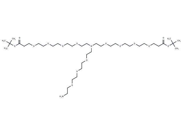 化合物 N-(Amino-PEG3)-N-bis(PEG4-Boc),N-(Amino-PEG3)-N-bis(PEG4-Boc)