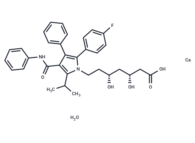 化合物 Atorvastatin calcium trihydrate,Atorvastatin calcium trihydrate