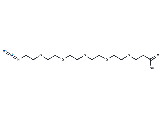 化合物 Azido-PEG5-acid,Azido-PEG5-acid