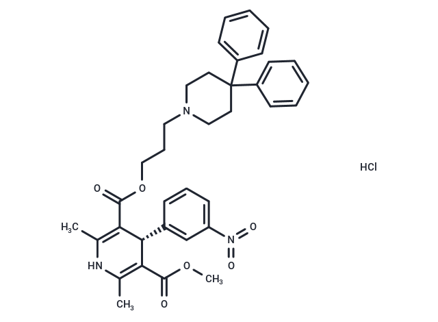 化合物 R-(-)-Niguldipine hydrochloride,R-(-)-Niguldipine hydrochloride