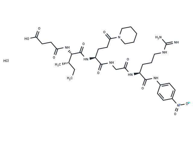 Suc-Ile-Glu(γ-pip)-Gly-Arg-pNA hydrochloride,Suc-Ile-Glu(γ-pip)-Gly-Arg-pNA hydrochloride