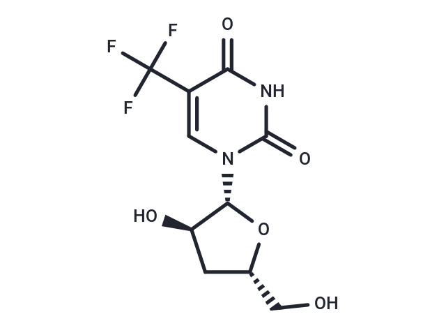 化合物 3’-Deoxy-5-trifluoromethyluridine,3’-Deoxy-5-trifluoromethyluridine