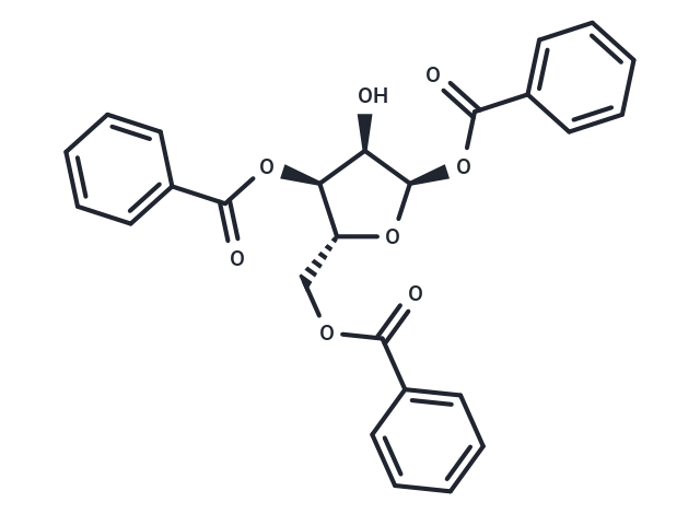 化合物 1,3,5-Tri-O-benzoyl-D-ribofuranose,1,3,5-Tri-O-benzoyl-D-ribofuranose