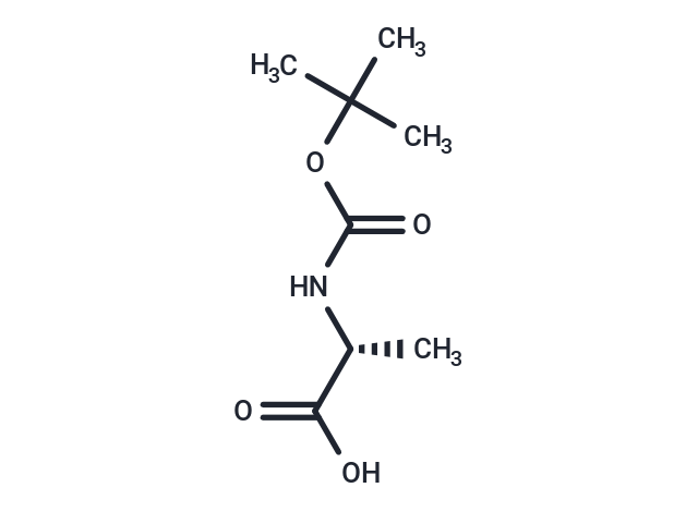 化合物 Boc-D-Ala-OH,Boc-D-Ala-OH