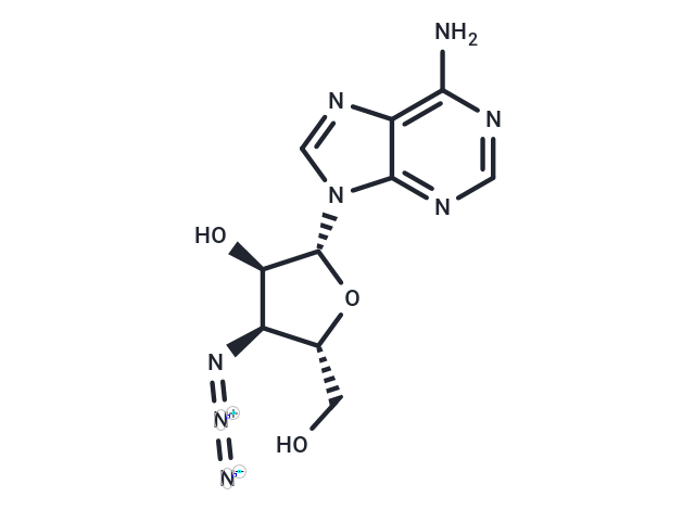 化合物 3’-Azido-3’-deoxyadenosine,3’-Azido-3’-deoxyadenosine