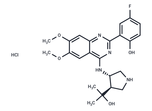 化合物 CCT241533 hydrochloride,CCT241533 hydrochloride