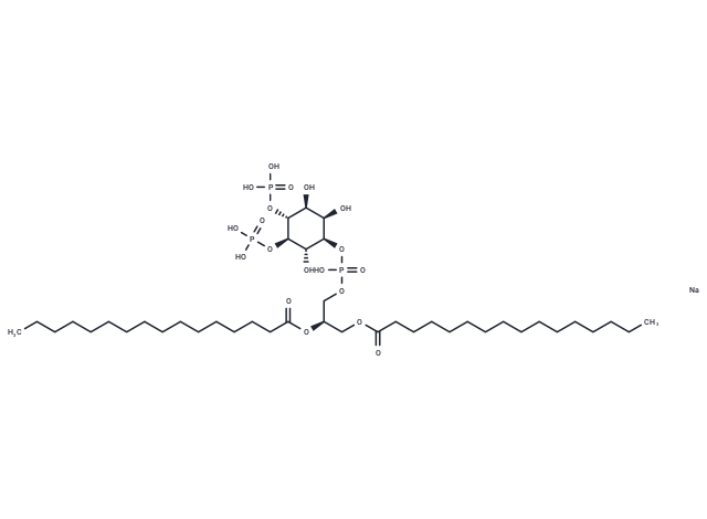 化合物 PtdIns-(4,5)-P2 (1,2-dipalmitoyl) sodium,PtdIns-(4,5)-P2 (1,2-dipalmitoyl) sodium