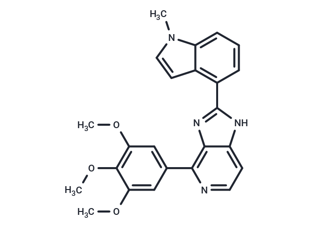 化合物 Tubulin inhibitor 33,Tubulin inhibitor 33