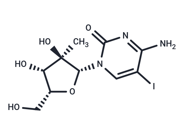 化合物 5-Iodo-2’-C-methyl cytidine,5-Iodo-2’-C-methyl cytidine