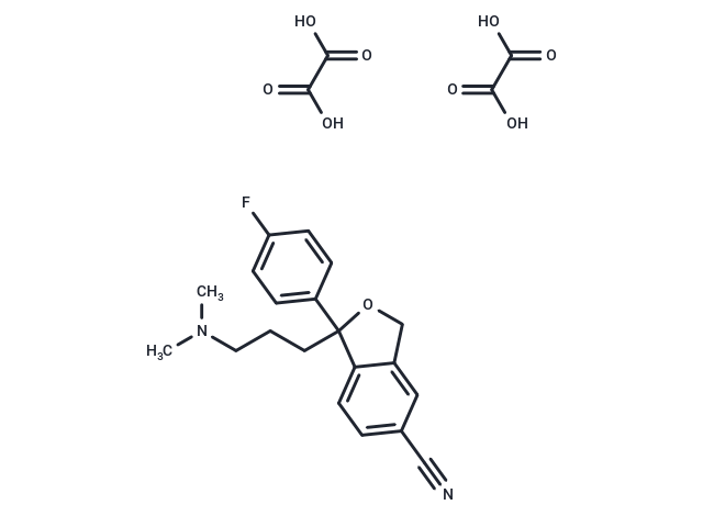 化合物 Citalopram oxalate,Citalopram oxalate