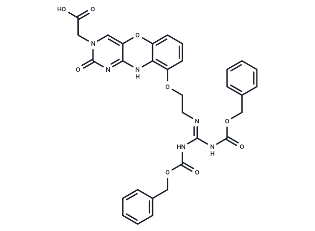 化合物 N1-Carboxymethyl-6-[2-(N,N’-bis-Cbz-guanidino) ? ethoxy]-phenoxazine,N1-Carboxymethyl-6-[2-(N,N’-bis-Cbz-guanidino) ? ethoxy]-phenoxazine