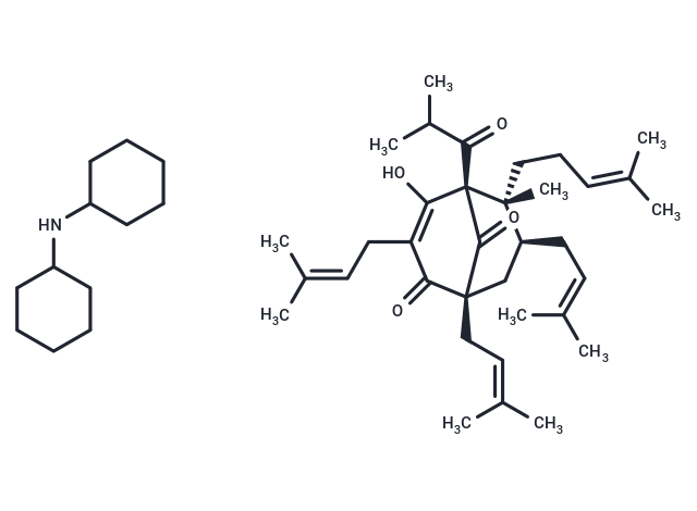 化合物 Hyperforin dicyclohexylammonium salt,Hyperforin dicyclohexylammonium salt