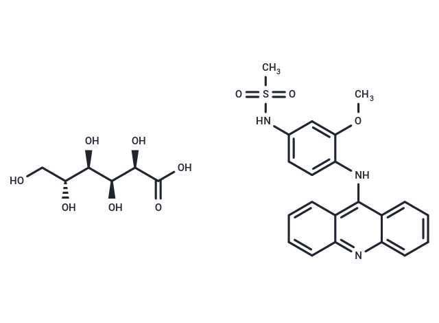 化合物 Amsacrine gluconate,Amsacrine gluconate