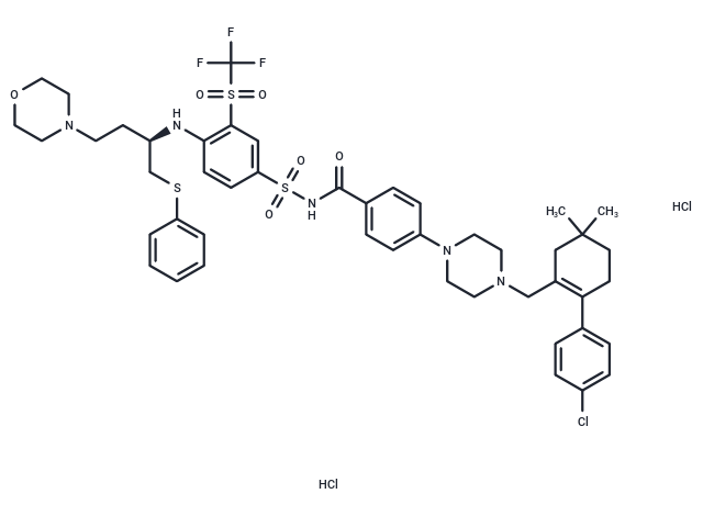 化合物 Navitoclax dihydrochloride,Navitoclax dihydrochloride