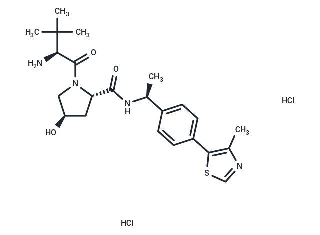 化合物 (S,R,S)-AHPC-Me dihydrochloride,(S,R,S)-AHPC-Me dihydrochloride