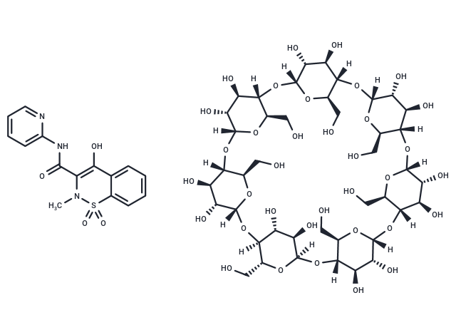 化合物 Piroxicam betadex,Piroxicam betadex