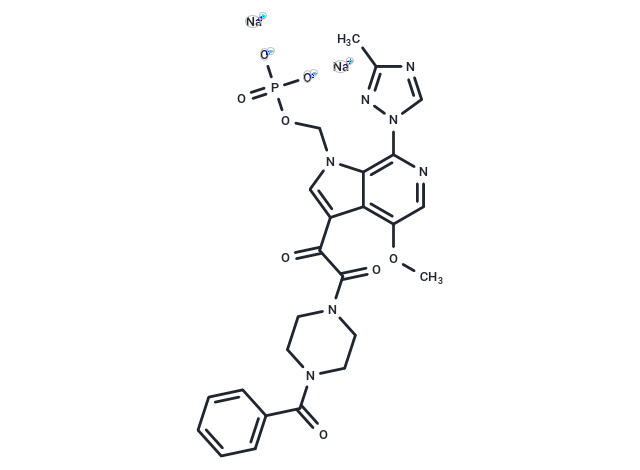 化合物 Fostemsavir disodium,Fostemsavir disodium