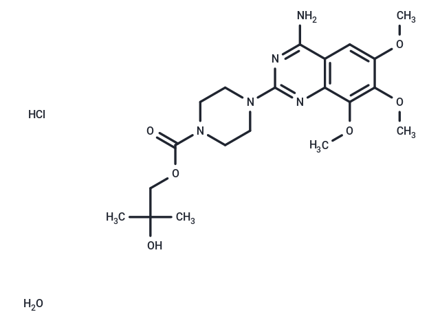 化合物 Trimazosin hydrochloride,Trimazosin hydrochloride