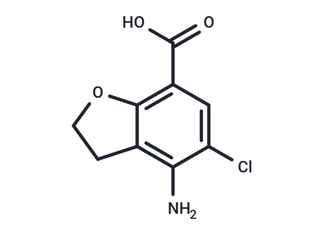 化合物 4-Amino-5-chloro-2,3-dihydrobenzofuran-7-carboxylic acid,4-Amino-5-chloro-2,3-dihydrobenzofuran-7-carboxylic acid