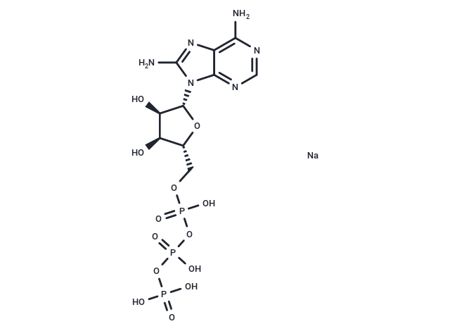 化合物 8-NH2-ATP tetrasodium,8-NH2-ATP tetrasodium