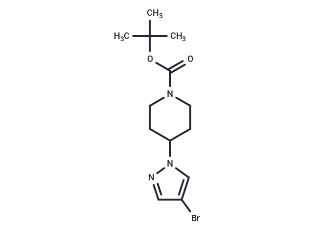 化合物 tert-Butyl 4-(4-bromo-1H-pyrazol-1-yl)piperidine-1-carboxylate,tert-Butyl 4-(4-bromo-1H-pyrazol-1-yl)piperidine-1-carboxylate