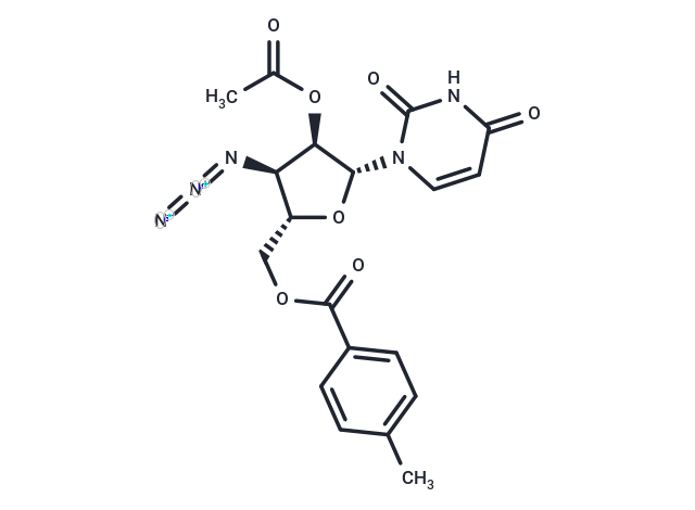 化合物 2’-O-Acetyl-3’-azido-5’-O-(p-Toluoyl))-3’-deoxyuridine,2’-O-Acetyl-3’-azido-5’-O-(p-Toluoyl))-3’-deoxyuridine