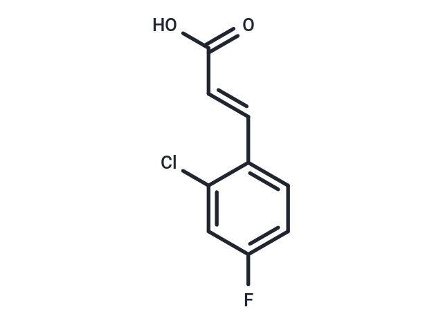 化合物 (E)-3-(2-Chloro-4-fluorophenyl)acrylic acid,(E)-3-(2-Chloro-4-fluorophenyl)acrylic acid