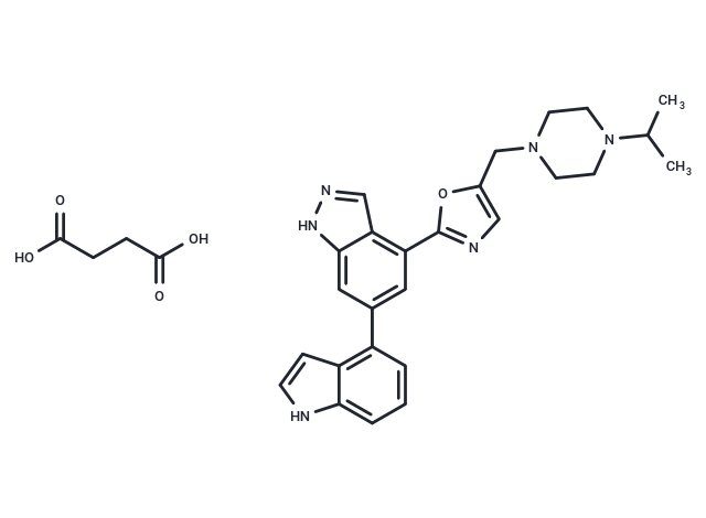 化合物 Nemiralisib succinate,Nemiralisib succinate