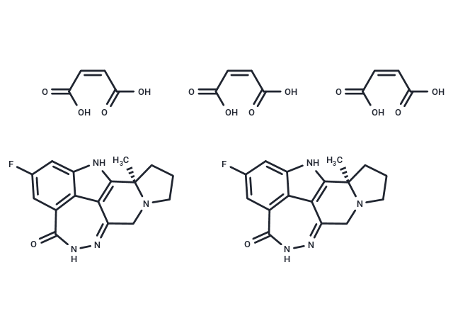 化合物 Pamiparib maleate,Pamiparib maleate