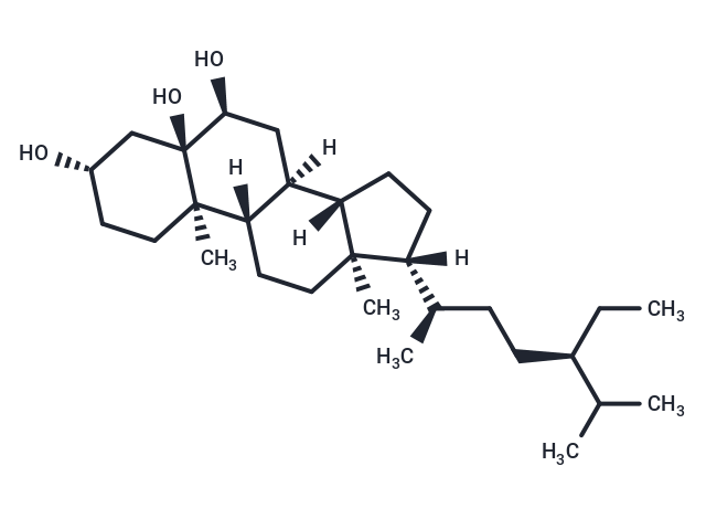 化合物 3,5,6-trihydroxysitostane,3,5,6-trihydroxysitostane