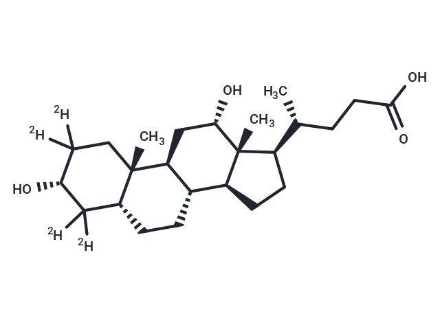 化合物 Deoxycholic-2,2,4,4-d4 Acid,Deoxycholic-2,2,4,4-d4 Acid